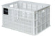 Basil Crate L Transportkorb 40L White - Recycelter Kunststoff Fahrradkorb - Anhänger