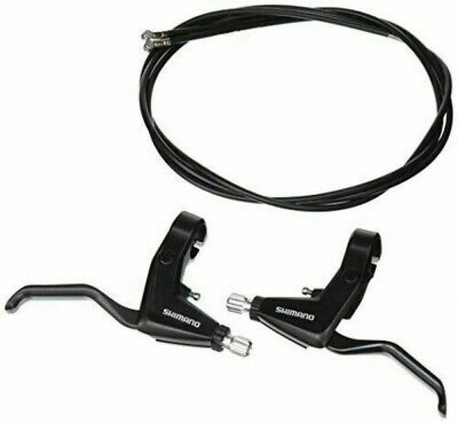 SHIMANO Bremshebel BL-T4000 Paar Bremshebel Schwarz Inkl. Zug und Hülle