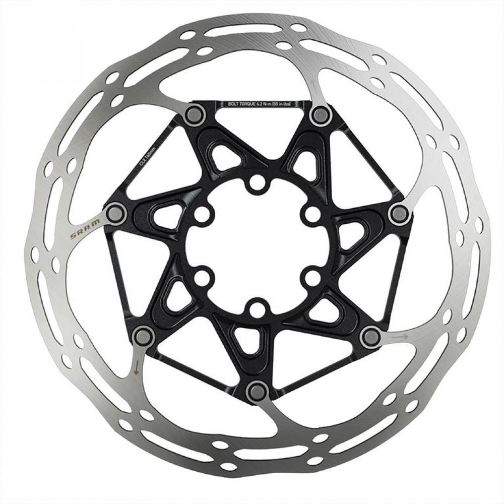 SRAM Bremsscheibe Centerline X Rounded, zweiteilig 6-Loch, titan Schrauben - 140 mm