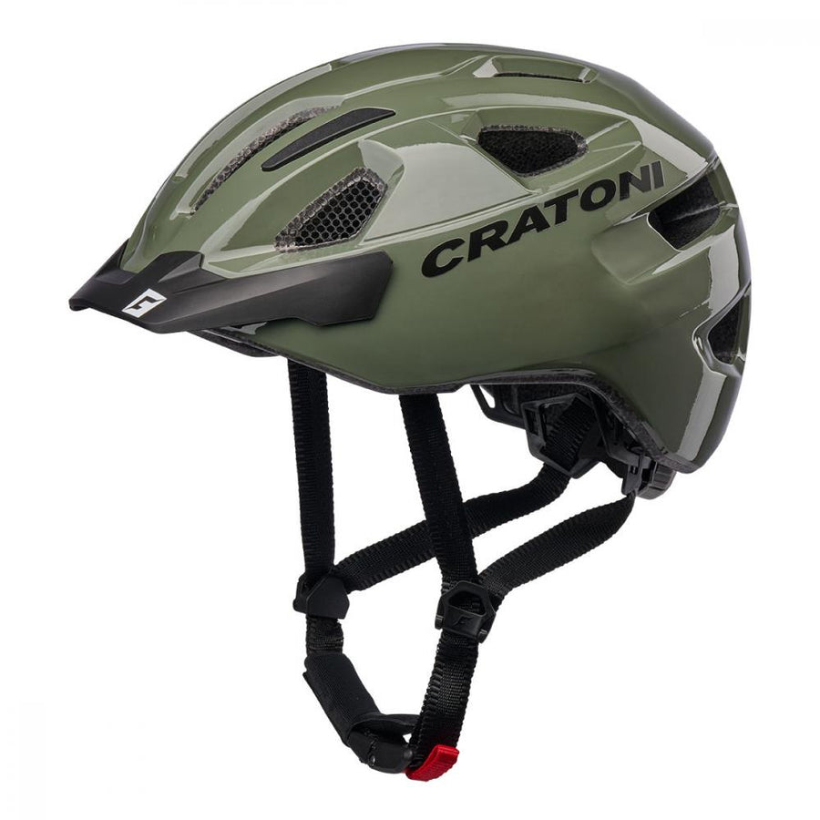 Cratoni Fahrradhelm C-Swift olive glossy Größe UNI 53 bis 59cm