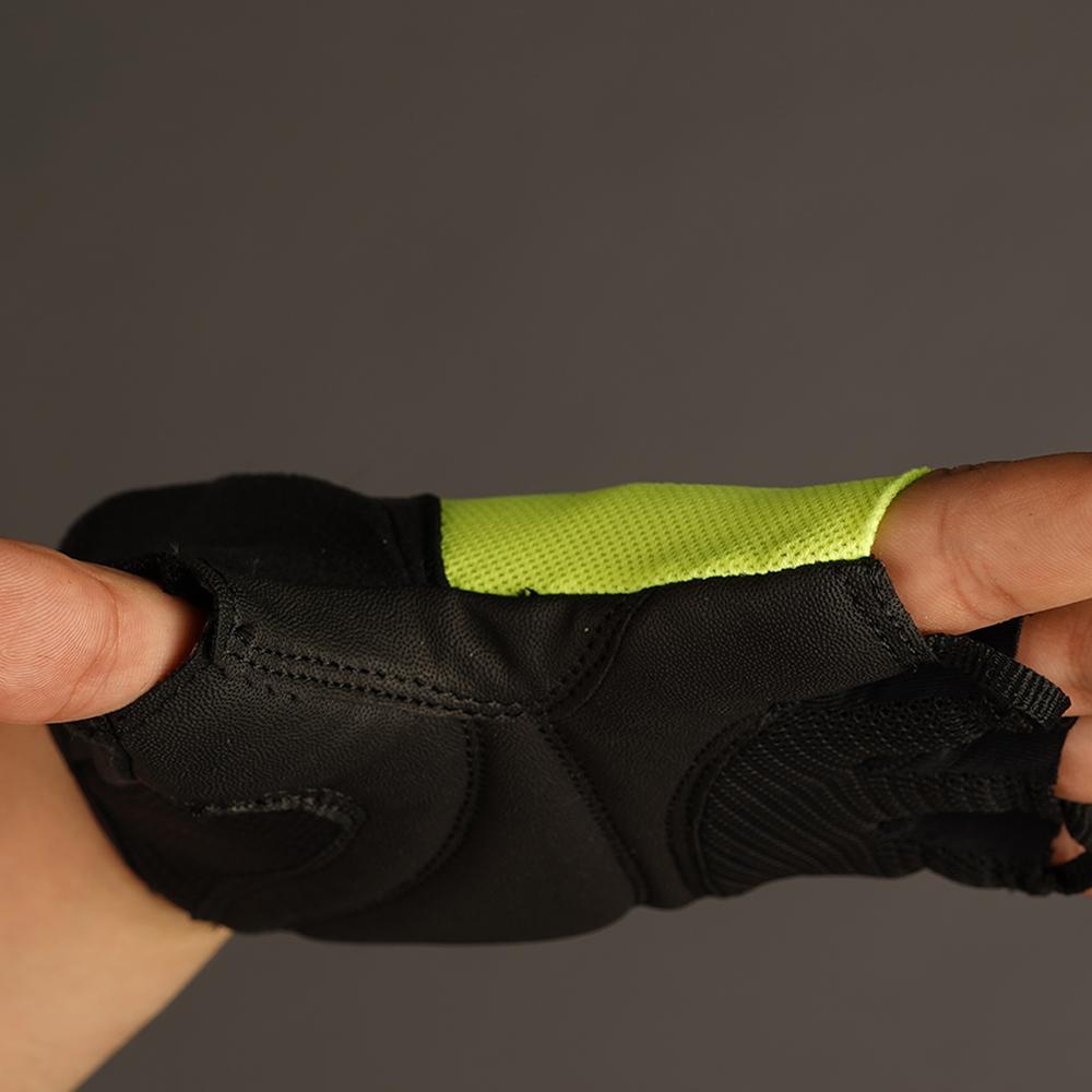 CHIBA Sport - Radhandschuhe neongelb XXL, atmungsaktiv & gepolstert
