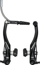 Shimano V-Brake BR-T4000 Hinterrad schwarz 16 mm - starke Trekking- und MTB-Bremsleistung