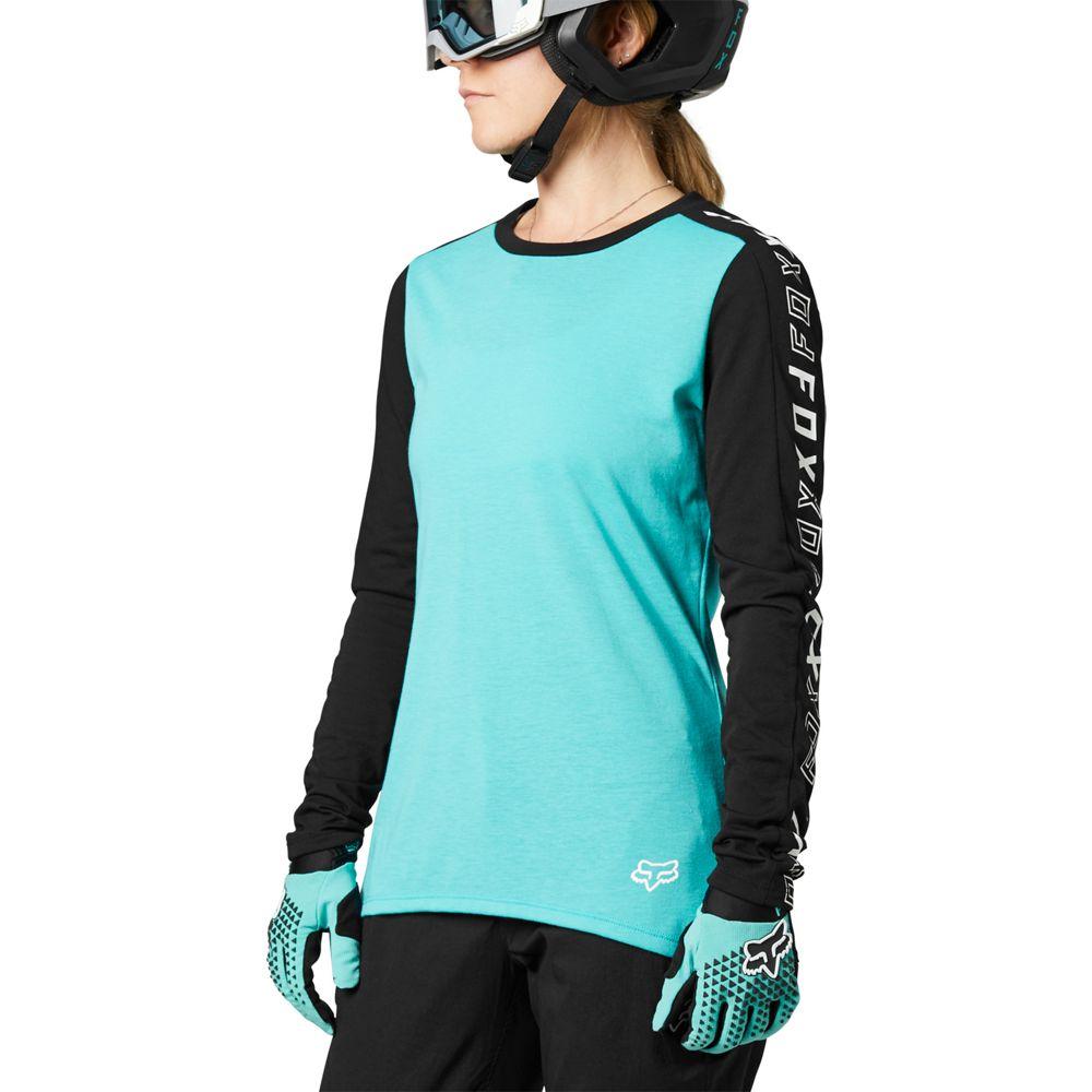 Fox Ranger langärmliges Jersey teal Größe S