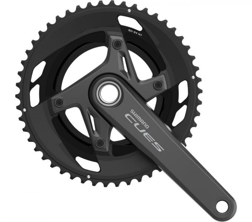 SHIMANO Kurbelgarnitur CUES FC-U6040-2 Hollowtech II general - 6040-2, 2,, 172,, 5mm, 50x34, 10-fach