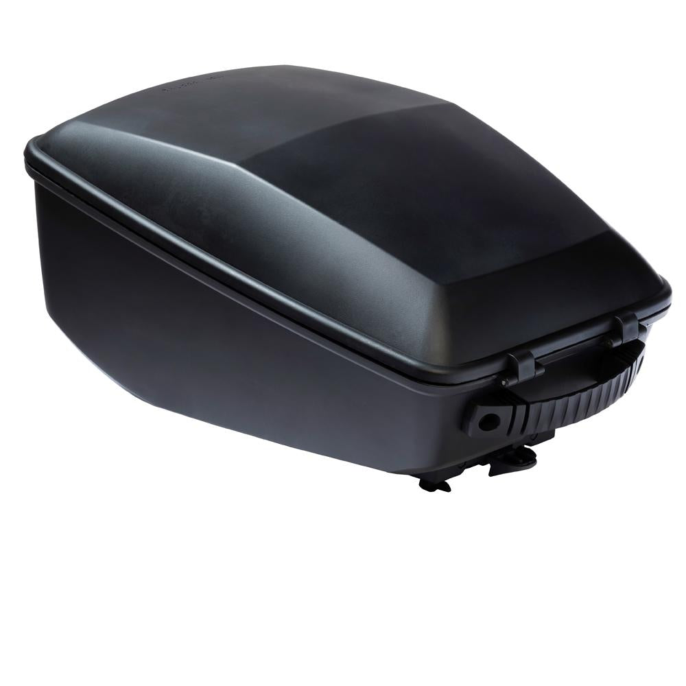 Racktime Tour Box Fahrradkoffer 13,3L - 22x27x38cm - schwarz - abschließbar - mit Snapit Adapter - Tragegriff - Reflektor - ideal für Gepäckträger - robust