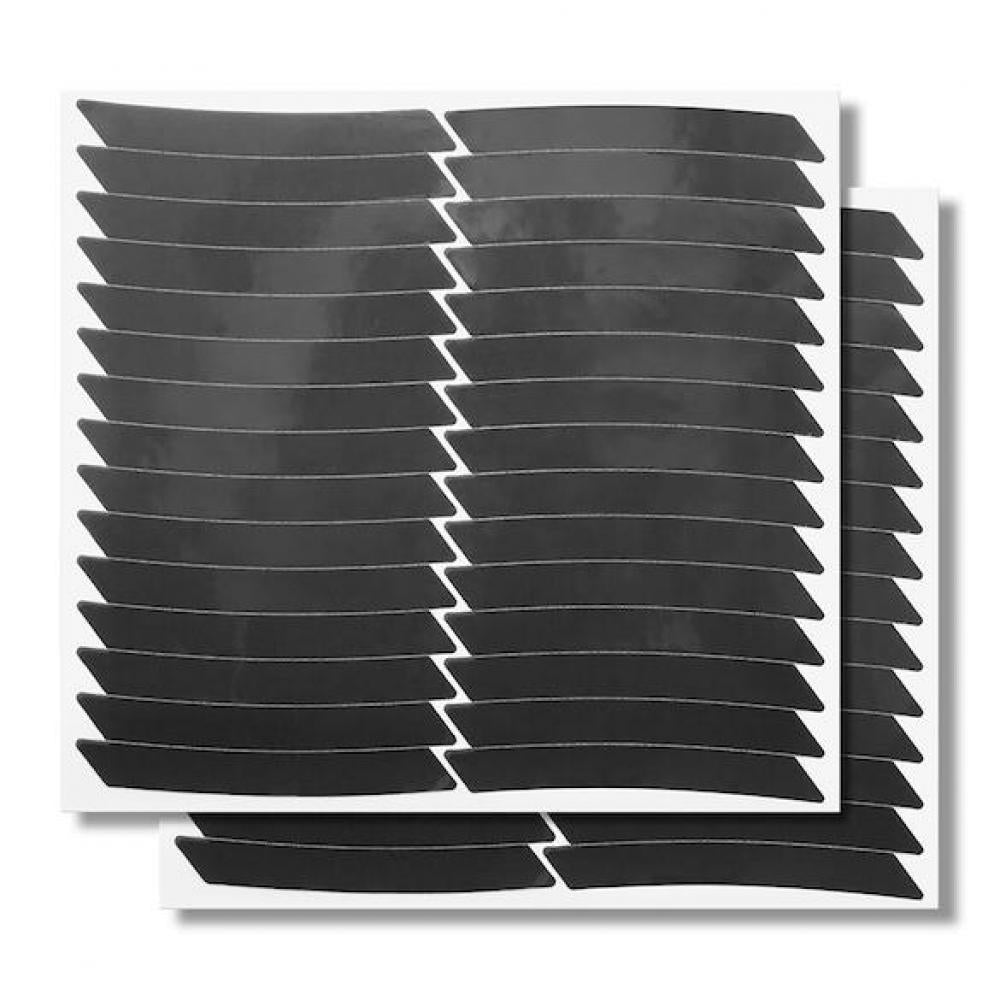 Luxshield Reflektor-Sticker für Felgen Universal Schwarz - mehr Sichtbarkeit & Sicherheit