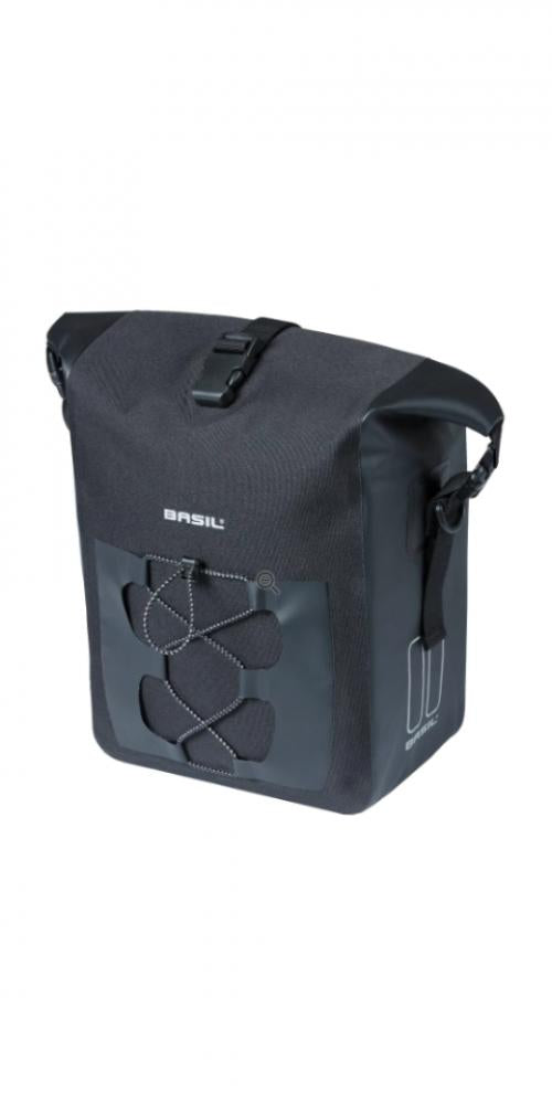 Basil Seitentasche Navigator Waterproof Single schwarz 25x14x34 cm 15l