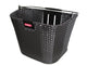 KLICKfix Structura Fahrradkorb schwarz Lenkerkorb 27x25x34 cm, abnehmbar, stabile Korbstruktur