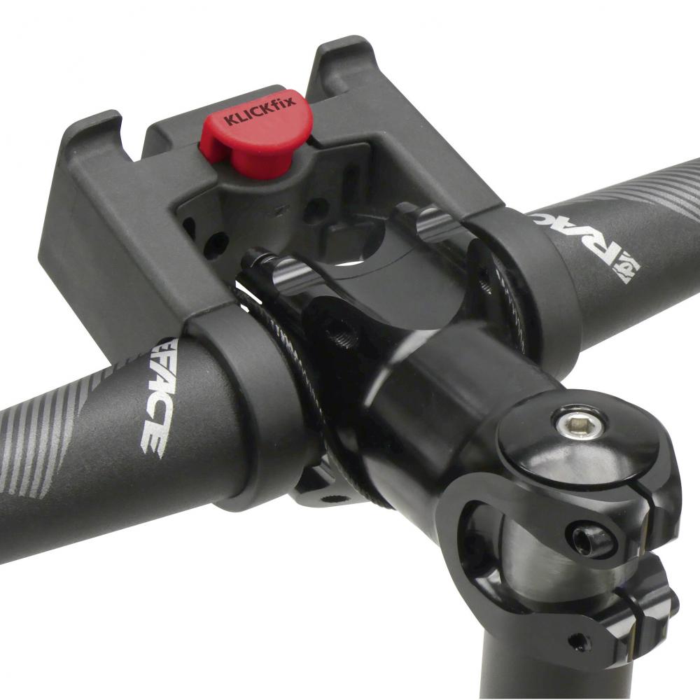 KLICKfix Lenker Adapter Schellen Ø 35 mm - Schwarz