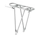 Racktime Foldit Adjustable 2.0 Gepäckträger, silber, für 24"-29" Fahrräder, Snapit 2.0 kompatibel, max. 25 kg Traglast, verstellbare Fußbleche, Rücklichtmontage möglich