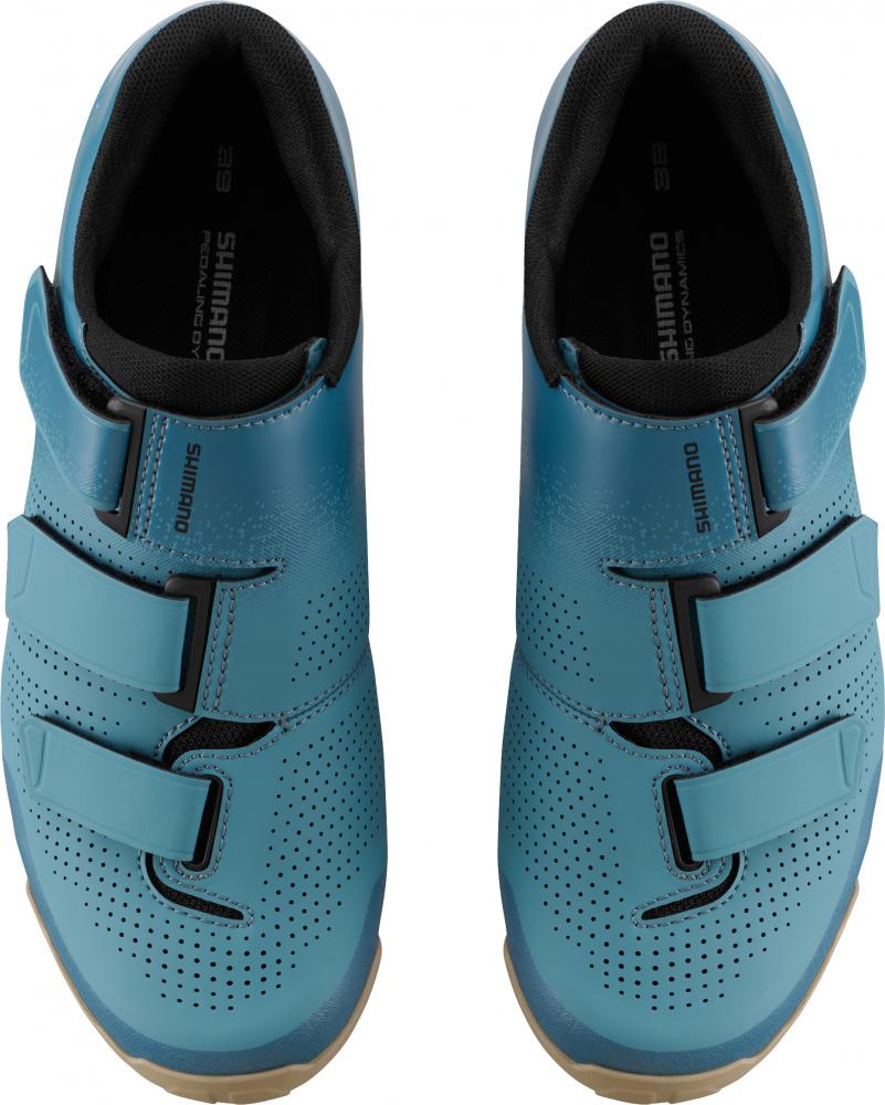 SHIMANO Fahrradschuhe XC102W Damen MTB SPD Fahrradschuhe 40 Blau