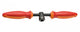 Unior Griff für Pedalgewindebohrer rot 1695/4BI-US