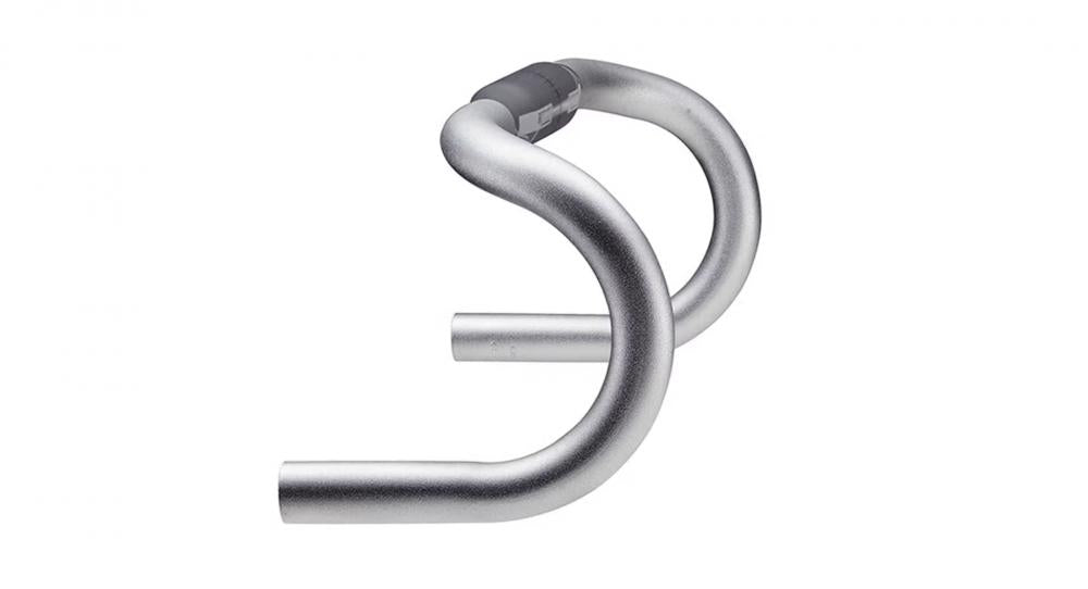 Ritchey Classic Neo Classic Drop Lenker 31,8 mm, 40 cm Breite, 128 mm Drop, 73 mm Reach, 0° Backsweep, hochglanzpoliertes Silber, Aluminium 6061, für Rennräder