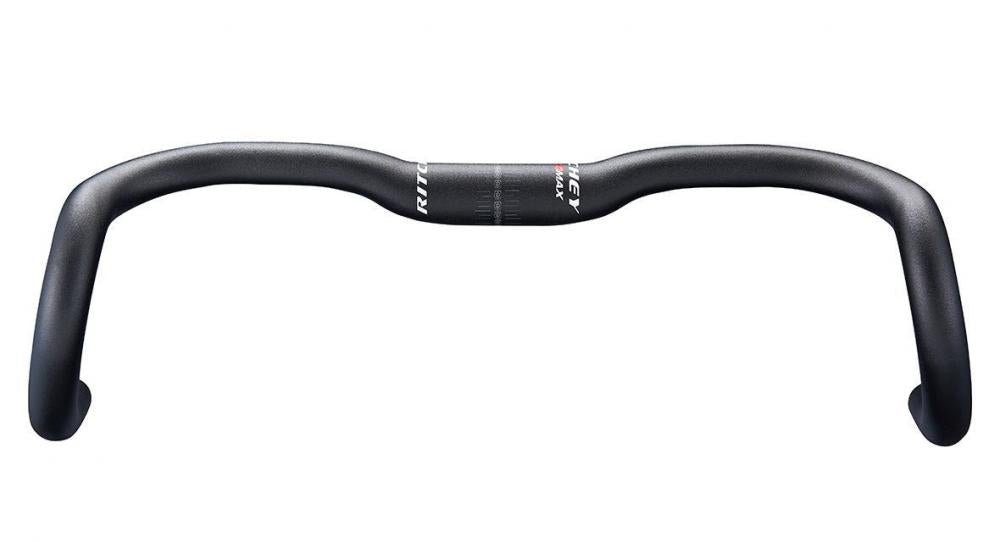 Ritchey Comp ErgoMax Drop-Lenker 31,8mm 44cm, 128mm Drop, 73mm Reach, 10mm Rise, 4° Backsweep, 12° Flare, ergonomisch, schwarz