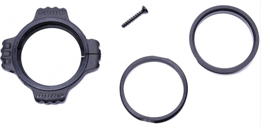 SRAM DUB Einstellring mit Schraube & Adapter für Feineinstellung von Innenlager & Kurbeln.