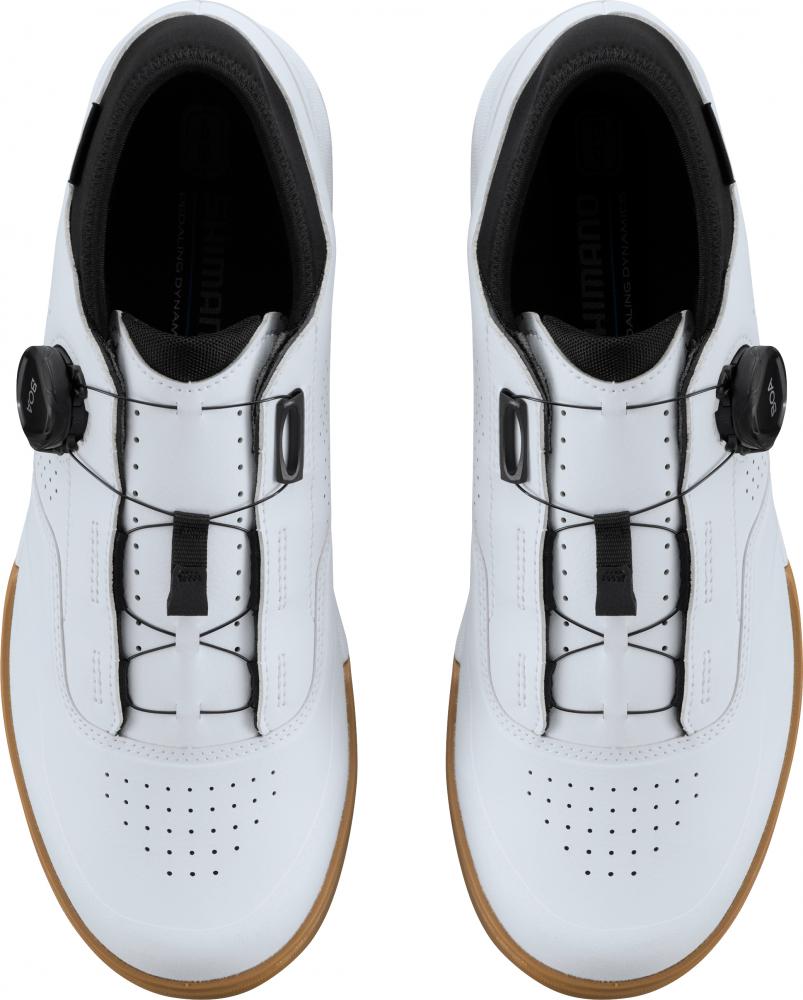 SHIMANO Fahrradschuhe GF800 MTB Flatpedal Schuhe Herren/Damen Typ - Größe 38, Weiß