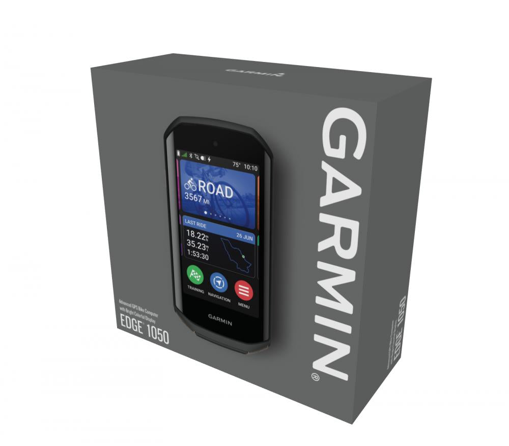 Garmin Edge 1050 GPS-Fahrradcomputer: 3,5" LCD, 480x800 Pixel, bis zu 20h Akkulaufzeit, GroupRide, Garmin Pay, vorinstallierte Fahrradkarten