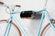 CONTEC bikeART tube Fahrrad-Wandhalterung, Stahl und Walnussholz, Silikonbeschichtung, für Oberrohr-Ø bis 55 mm, Tragfähigkeit bis 25 kg, inkl. Gurt, schwarz/walnuss