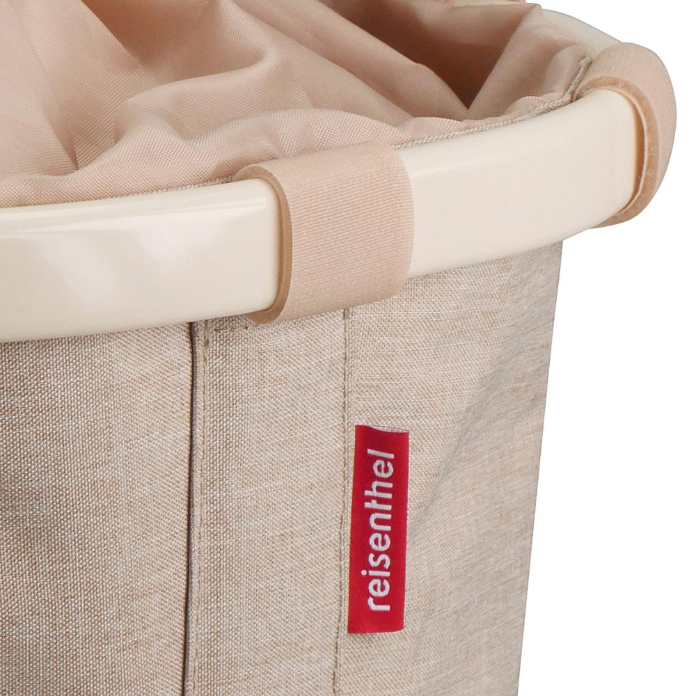 KLICKfix Fahrradkorb Fahrradtasche Bikebasket Reisenthel twist coffee 28x26x35 cm