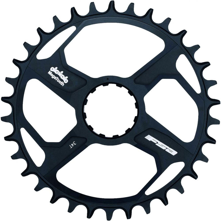 FSA Kettenblatt Megatooth Direct Mount 34T Schwarz - für Bosch Gen4 & Fazua E-Bikes