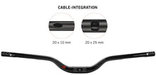 Humpert/Ergotec Riser Bar 50 I MTB-Lenker - Aluminium 35 - 0 mm Klemmung Schwarz - 31.8 mm