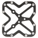M-Wave Pedalplatten Transformer A Plattformadapter für Systempedale kompatibel mit Shimano SPD und Look Keo Aluminium schwarz