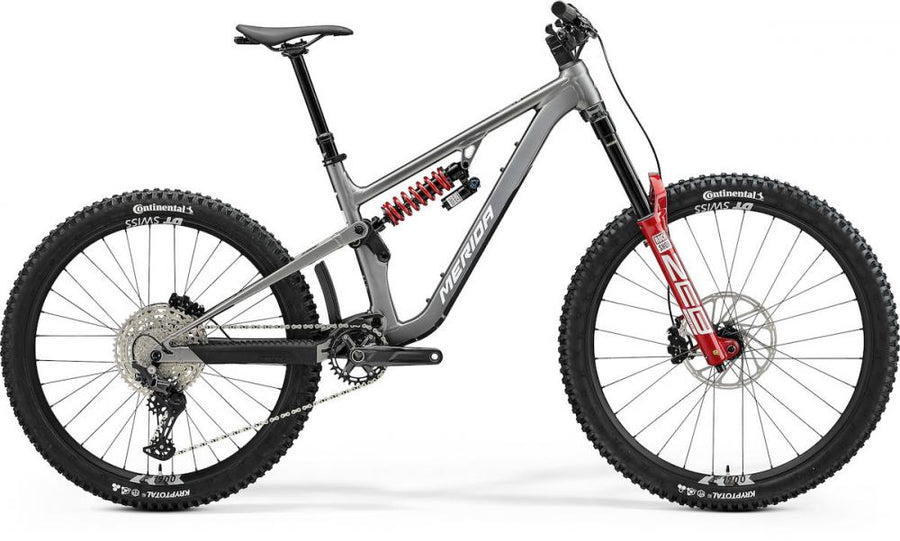 Merida ONE-SIXTY FR 800 Silk Gunmetal Grey (White) Aluminium Enduro Bike Größe XS, 170 mm Federweg, Mullet-Laufräder 29"/27,5"