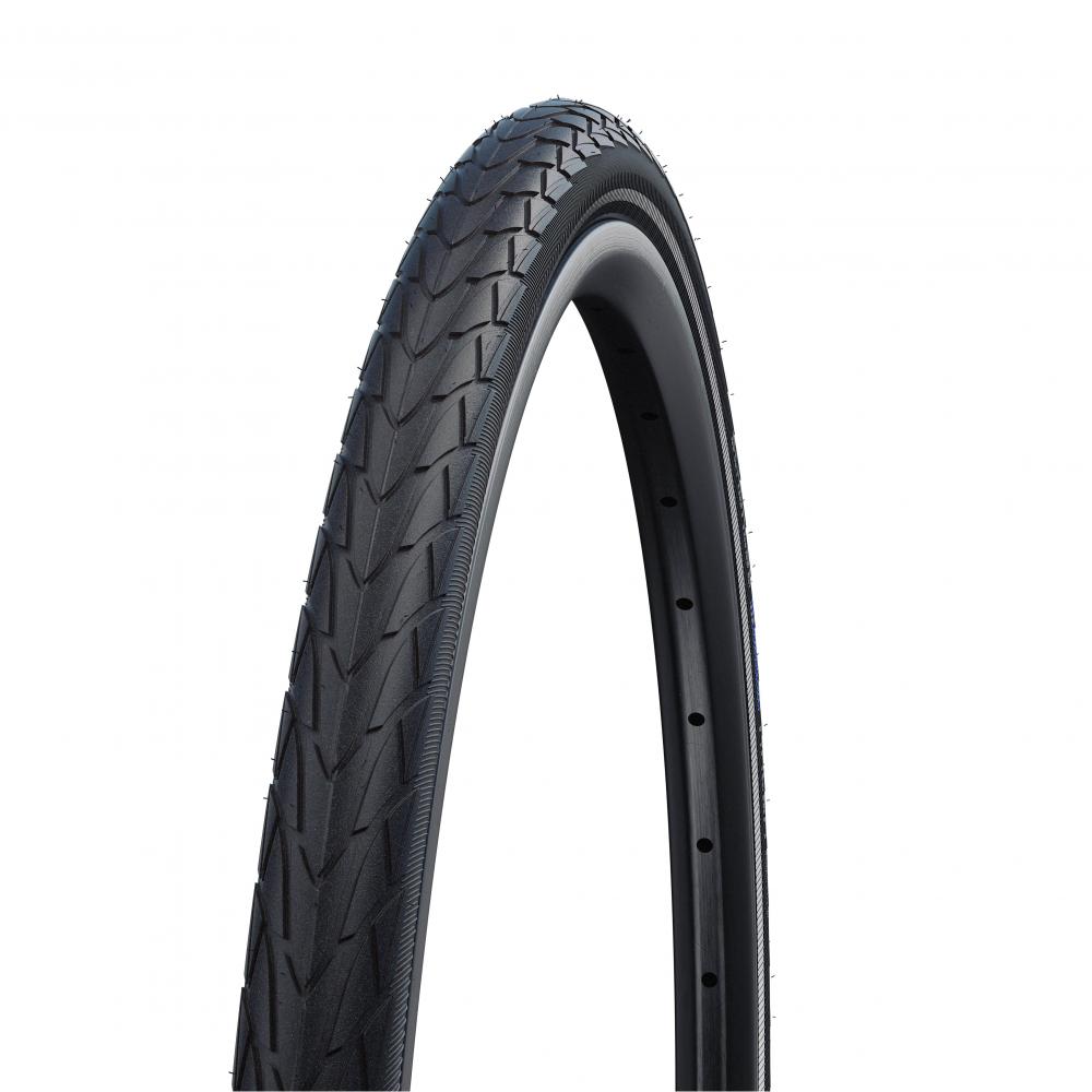 Schwalbe Marathon Racer 2x HS429 28x1.35 Drahtreifen, leichtester Marathon mit RaceGuard Pannenschutz, SpeedGrip-Compound, LiteSkin-Seitenwand, Reflexstreifen, ETRTO 35-622