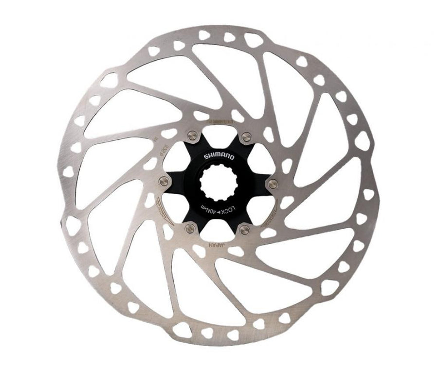 Shimano SM-RT64 Centerlock 180mm Bremsscheibe für starke, zuverlässige Fahrradbremsleistung.