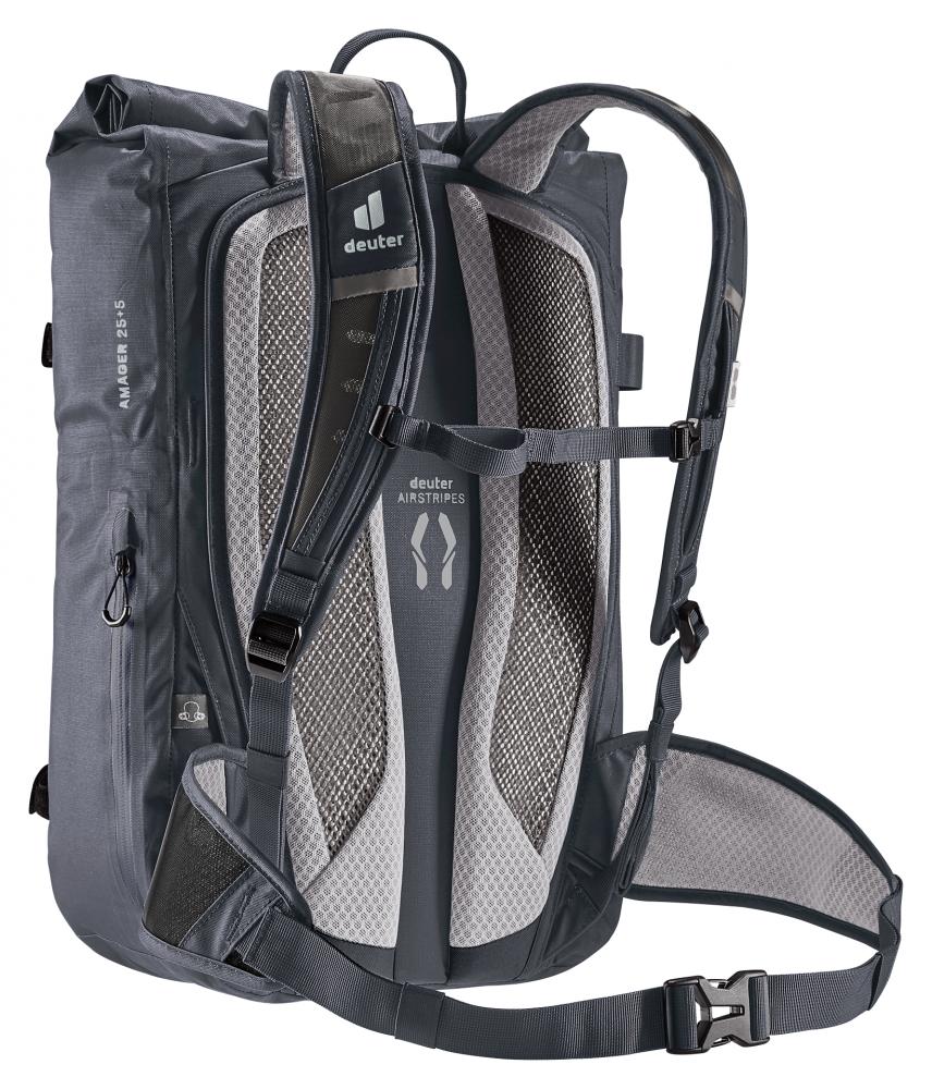 Deuter Amager 25+5 Fahrradrucksack Wasserdicht Graphite - 25 Liter Volumen mit Laptopfach