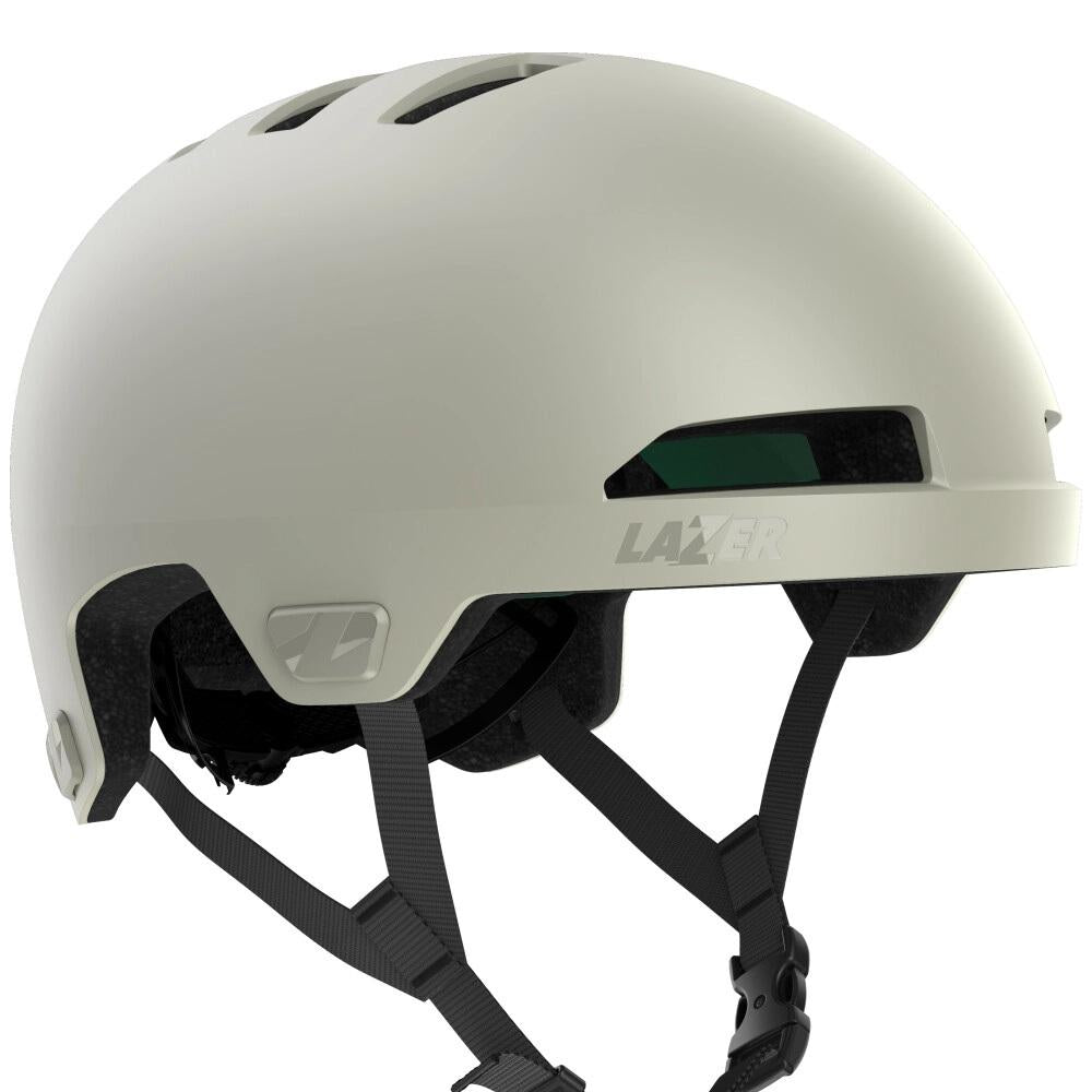LAZER Helm Maze KinetiCore Urban/E-Bike Matte White Stone S-M - sicherer City-Style