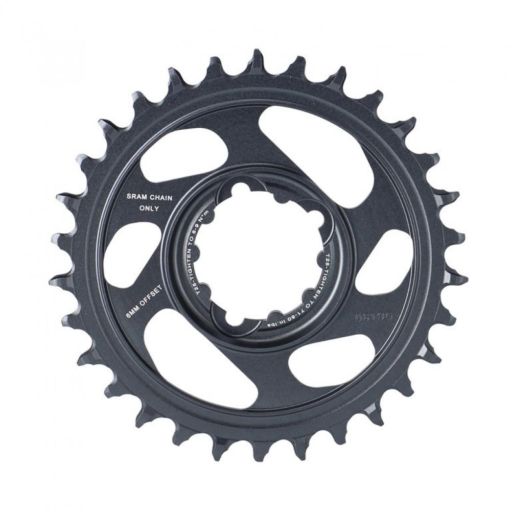 SRAM Kettenblatt X-Sync 2 SL Eagle 30T / 6 mm / lunargrau - 6 mm, grau