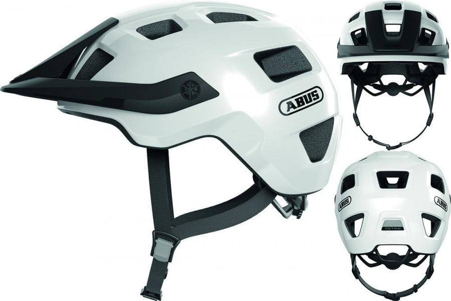 Abus Helm Motrip shiny white S 51 bis 55cm