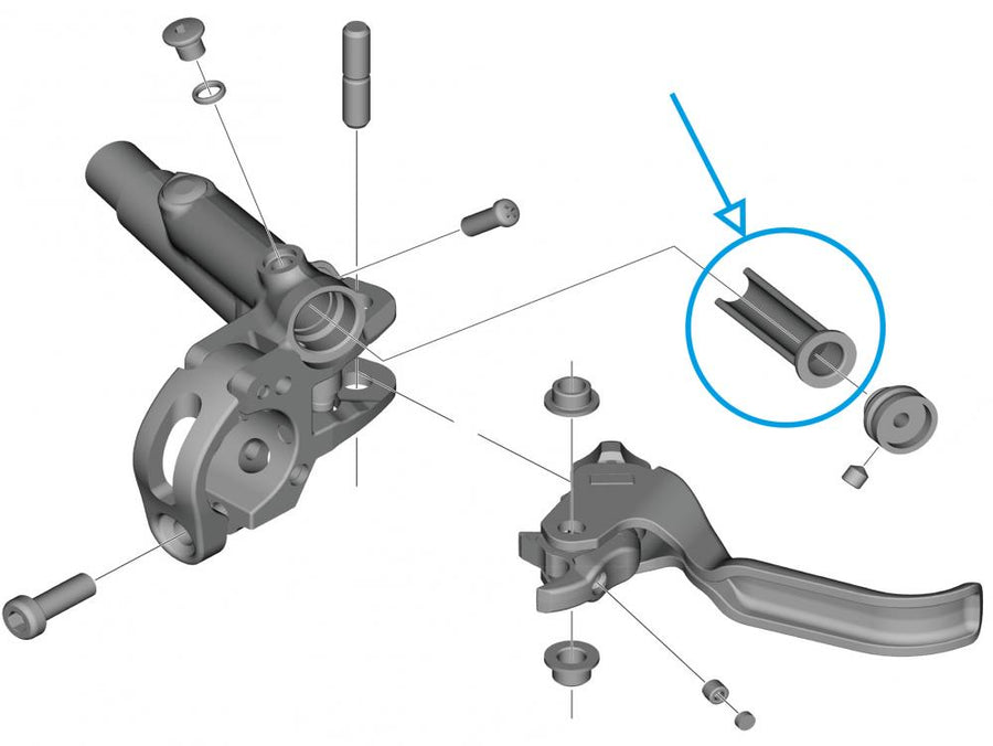 SHIMANO Membran BL-M820 - Ersatz-Membran für Bremshebel, ca. 6 g