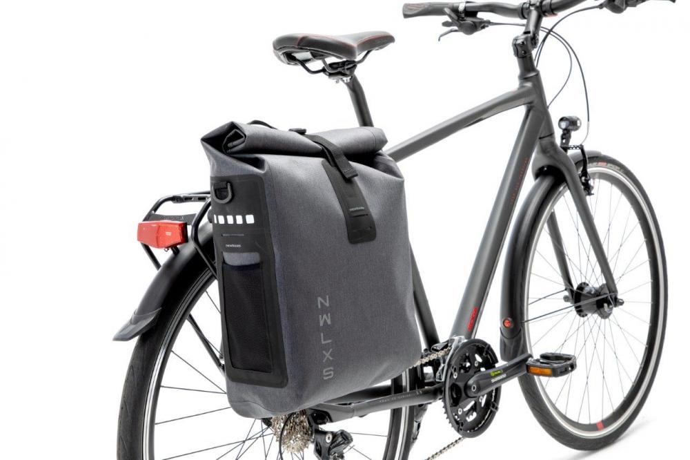 New Looxs Radtasche Varo Single Black 20L Black - wasserdichte Gepäckträgertasche