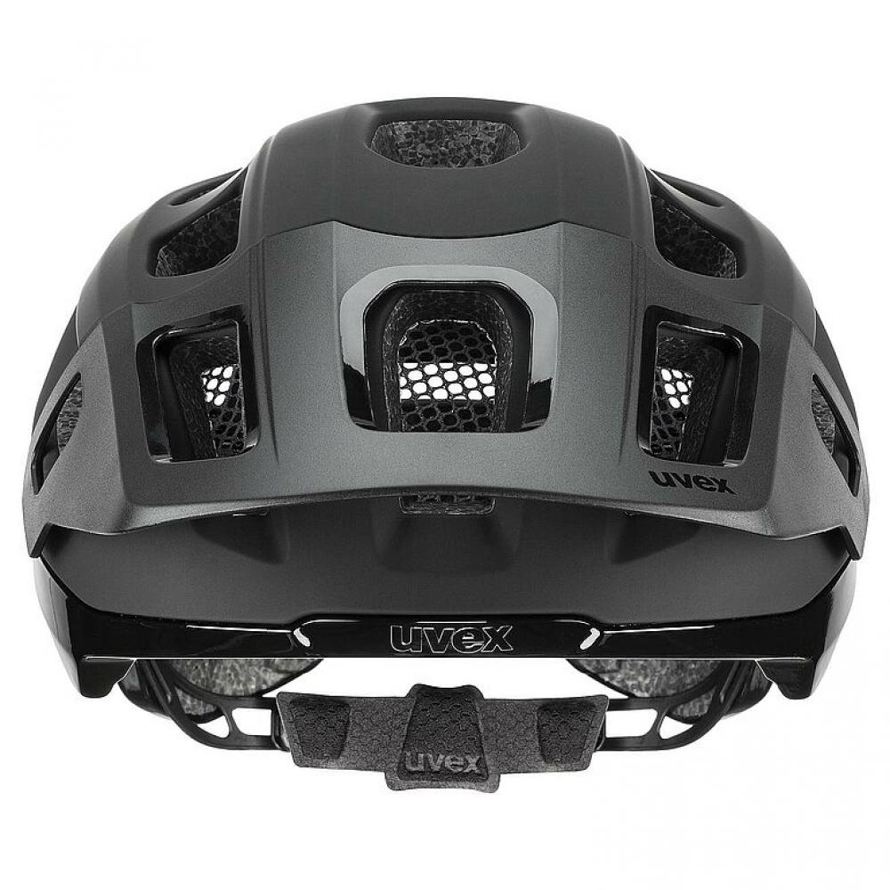 uvex react MTB-Helm black matt 52-56 cm - Leicht, sicher & stylisch, EN 1078 zertifiziert