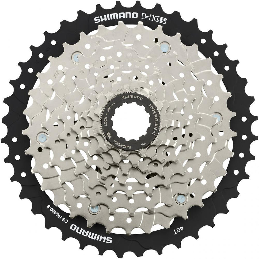 SHIMANO Kassette Kassette Kassette CS-HG400 8-fach Kassette - 11-40 Zähne 40 Zähne