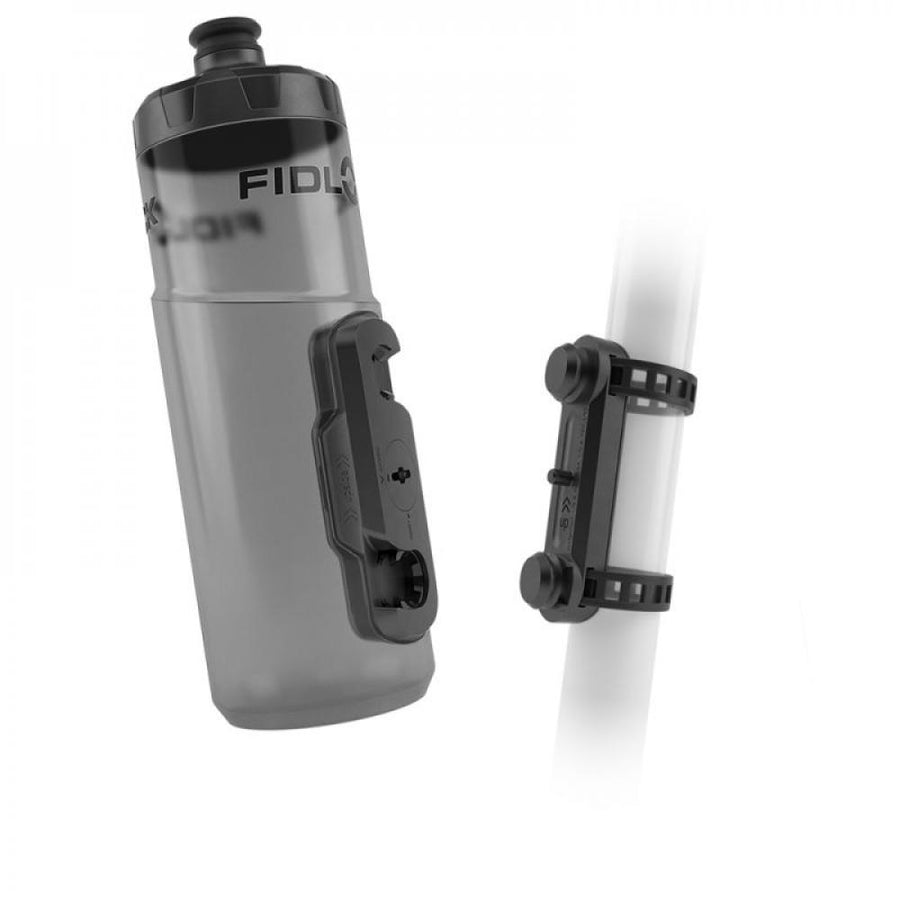Fidlock Twist Bottle 600 ml + Uni Base Smoke Trinkflasche