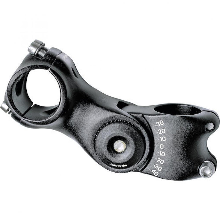 Merida EXPERT CT Vorbau 110mm schwarz, winkelverstellbar mit Skala, für 31,8mm Lenker.