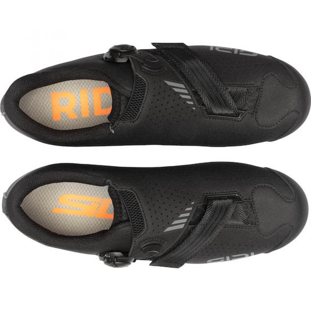 Sidi MTB AERTIS MEGA black/black Größe 50 Schwarz - breiter MTB-Schuh mit Top-Passform