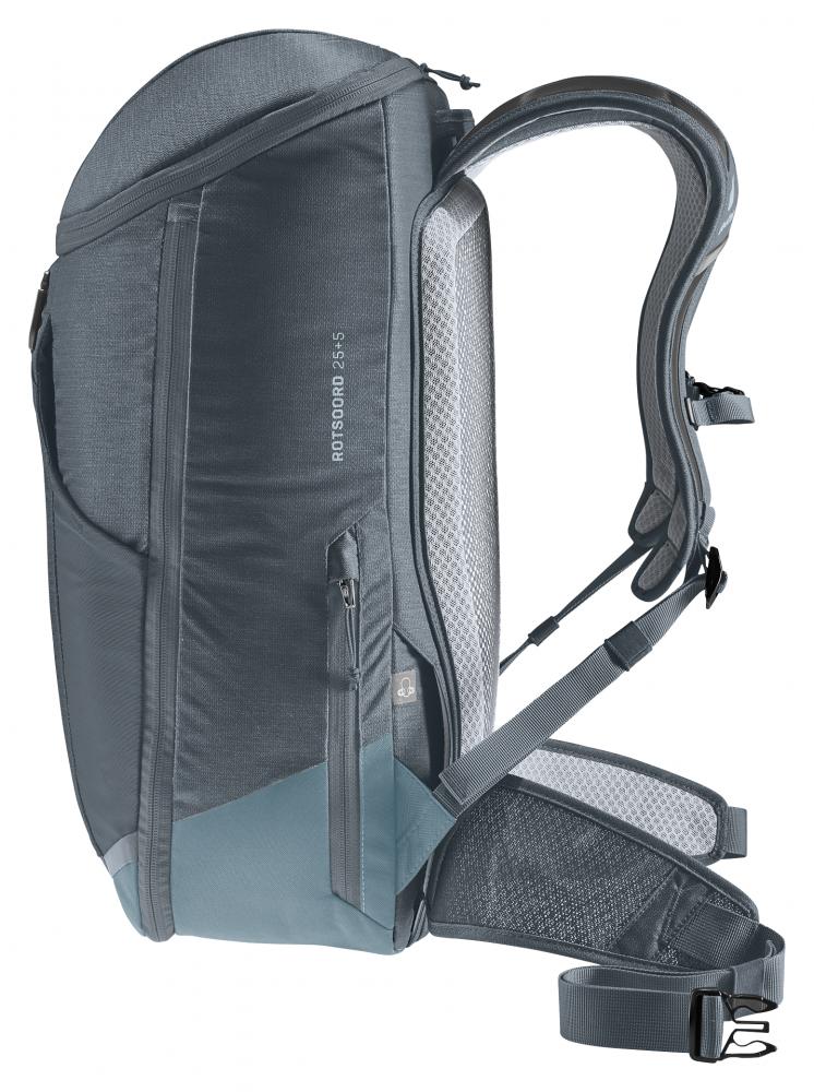Deuter Rotsoord 25+5 Fahrradrucksack Graphite-Shale - Pendlerrucksack mit Helmhalterung