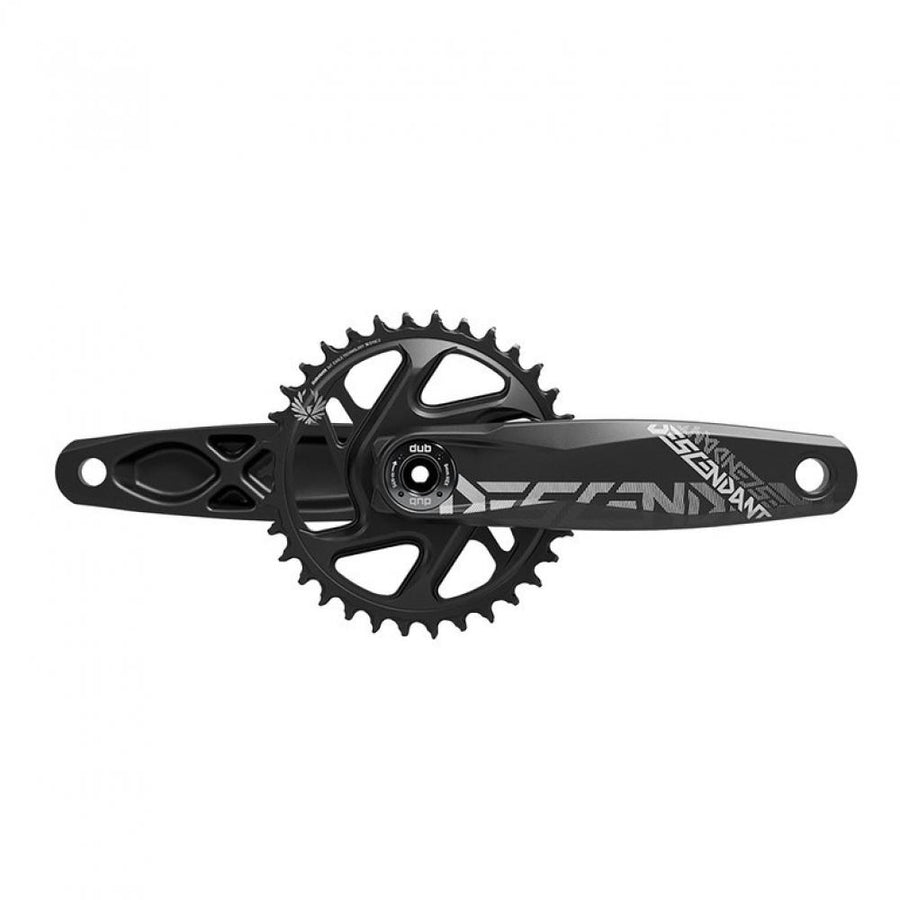 Kurbelgarnitur Truv.Desc.Downhill DUB83 165mm ohne DUB-Lager 10-11-Fach Alu schwarz 34 Zähne X-Syn2 DM