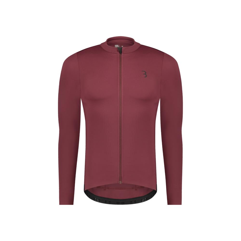 BBB Cycling BBB Langarmtrikot Essence LS L rot - vielseitiges Langarm-Radtrikot für kühle Tage