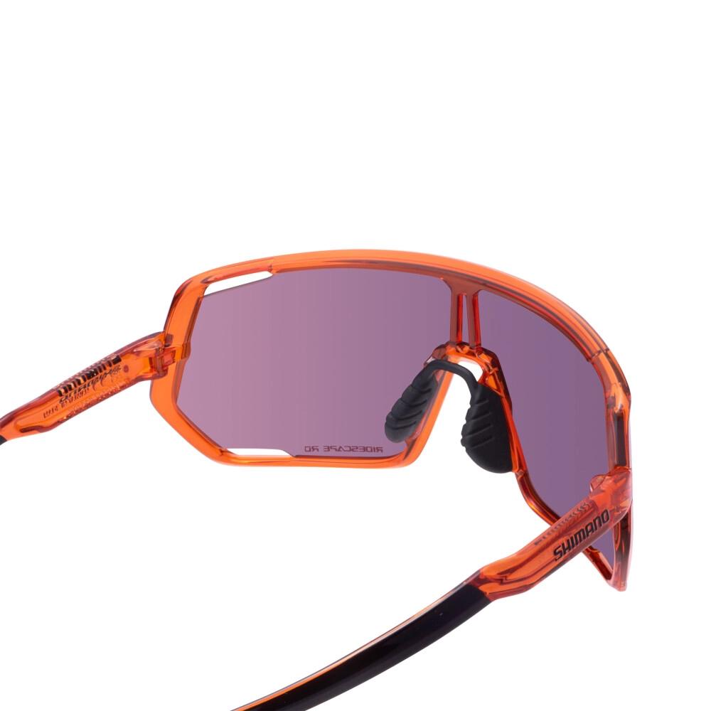 SHIMANO BRILLE TECHNIUM 2 RIDESCAPE RD Einheitsgröße ORANGE - klare Sicht für sportliche Fahrten