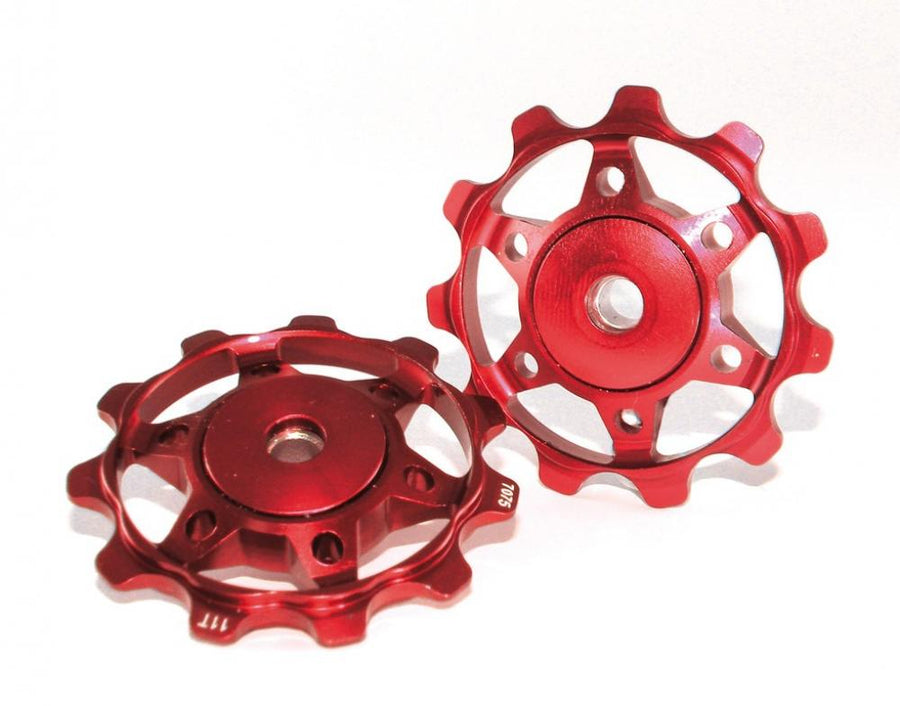 XLC Schaltwerkpully PU-A02 rot