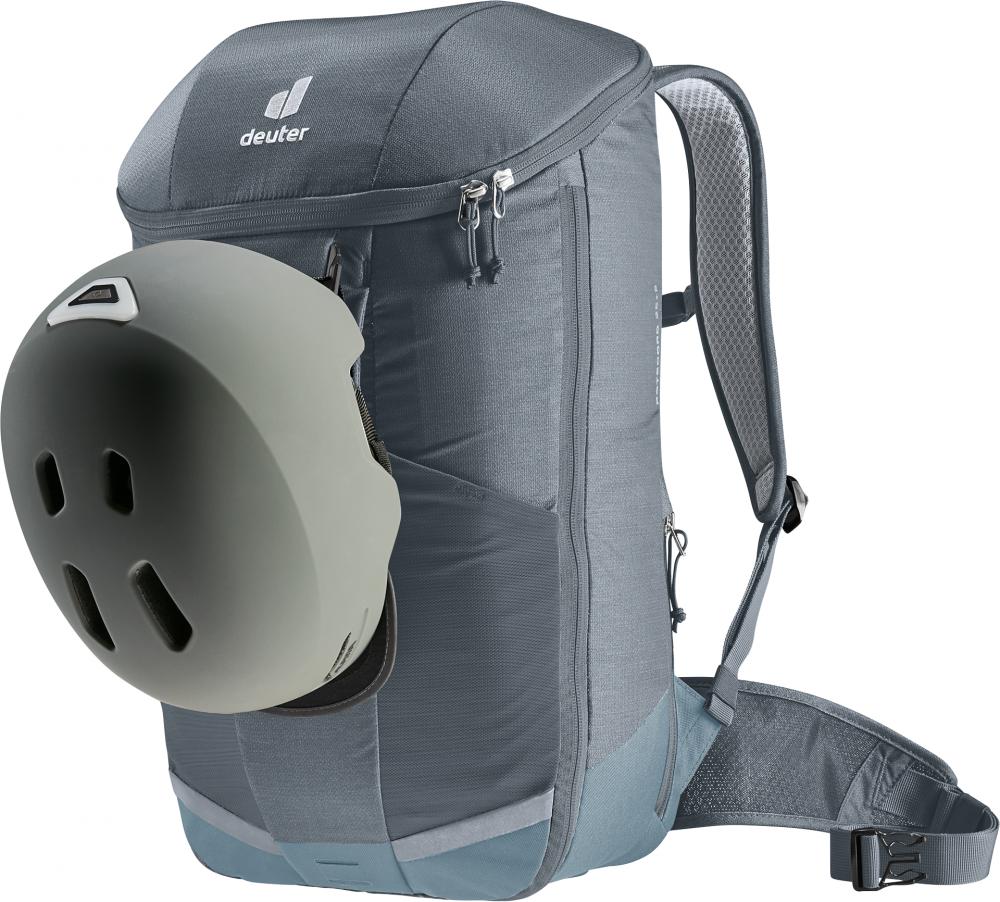 Deuter Rotsoord 25+5 Fahrradrucksack Graphite-Shale - Pendlerrucksack mit Helmhalterung