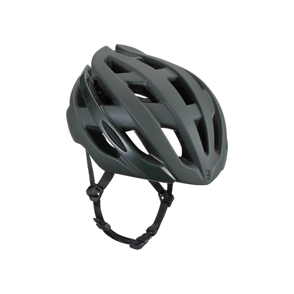 BBB Cycling BBB Helme Hawk M (54-58cm) M matt olivgrün - leichter Allround-Rennradhelm mit Top-Belüftung