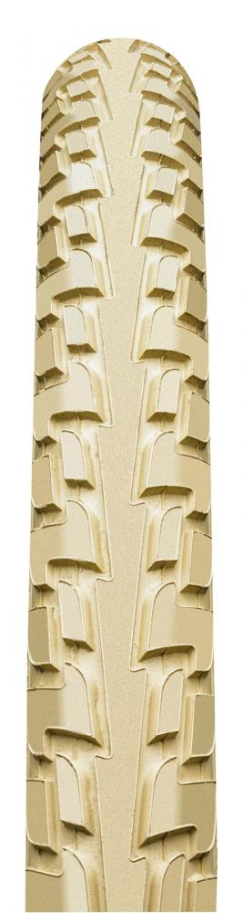 Continental Conti Ride Tour Fahrradreifen 26x1.75 Zoll in Creme, Profilansicht des 47-559 E-25 Drahtreifens.