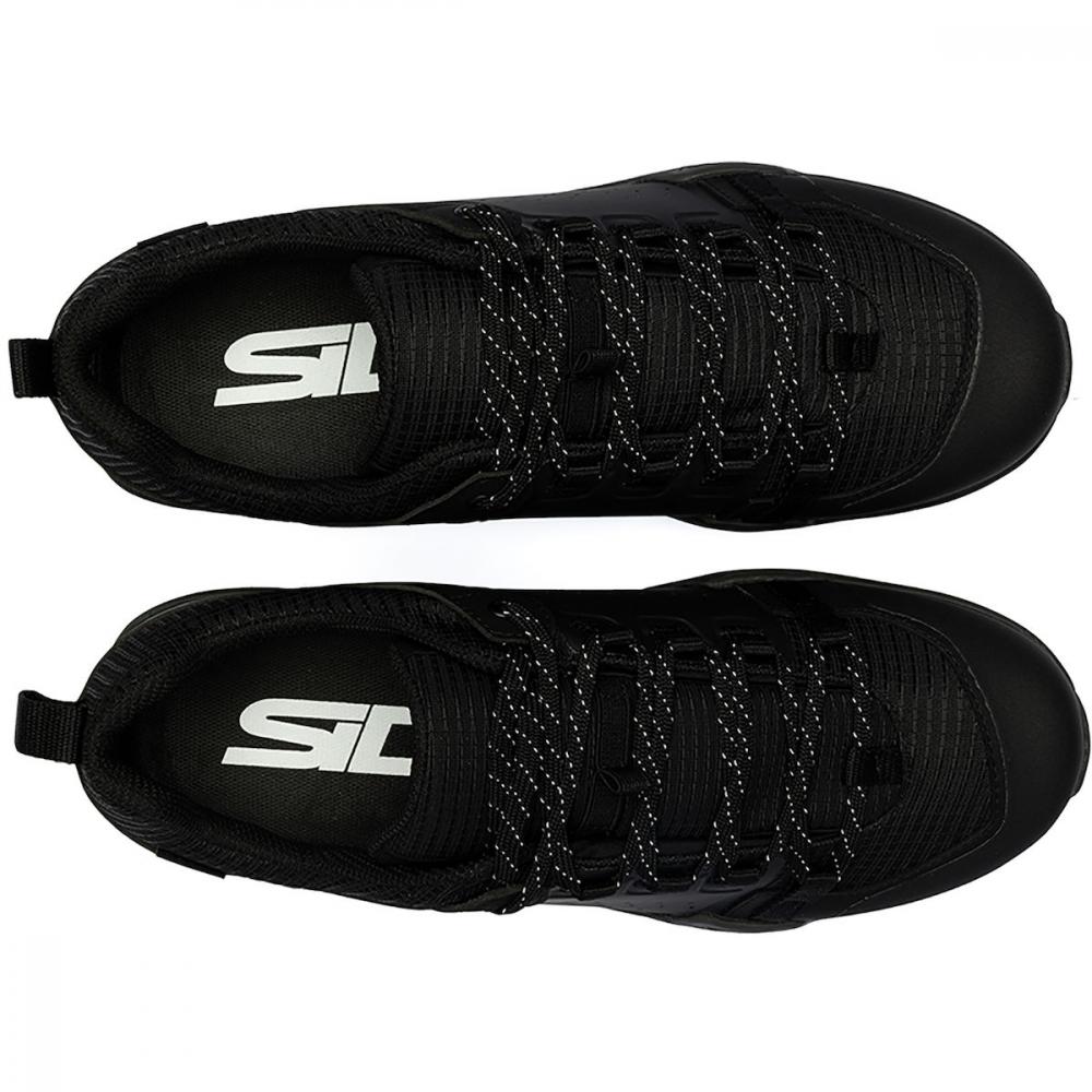 Sidi MTB ATOMUS GTX black/black 45 Schwarz/Schwarz - wasserdichter MTB-Schuh mit Komfort-Fit