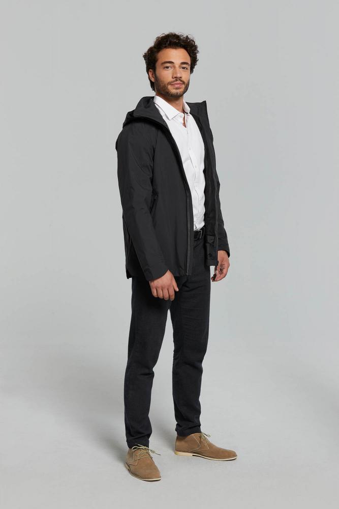 Basil Skane Herren Regenjacke schwarz XXXL - wasserdicht & atmungsaktiv (10.000 WP/MVP)